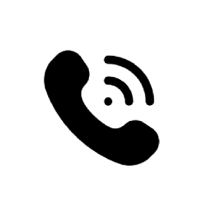 Icône de téléphone classique